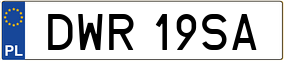 Truck License Plate